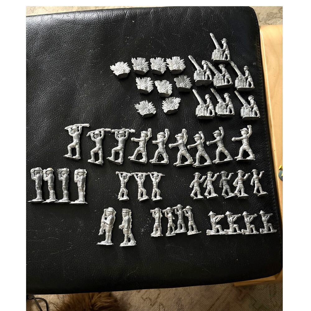 Lot of 47 Small Vintage Military Metal/Lead Figures